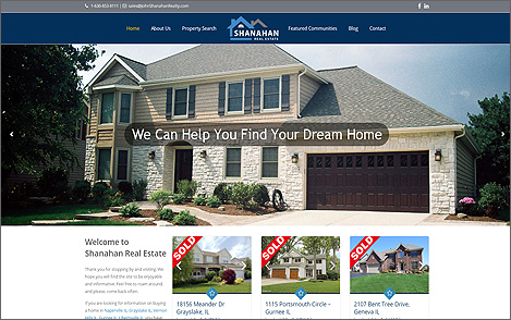 Web Design: Shanahan Real Estate